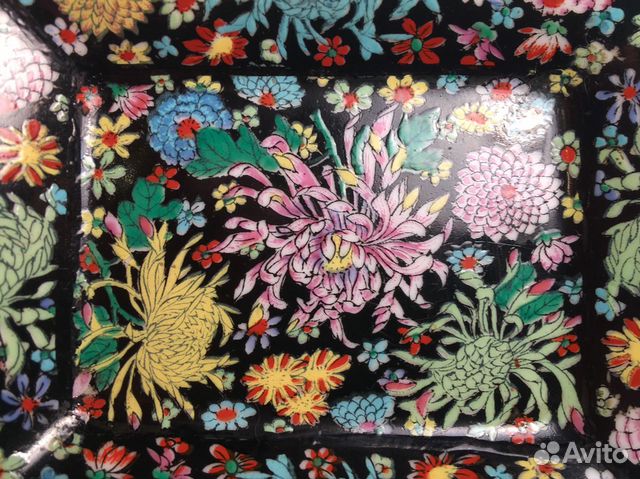 Пепельница Фарфор, ручная роспись Пепельница Фарфор, ручная роспись