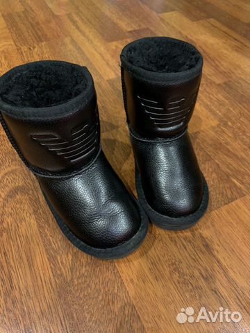 Зимние кожаные валенки угги UGG Зимние кожаные валенки угги UGG