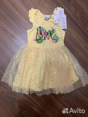 Платье Minnie Mouse 92 см новое Платье Minnie Mouse 92 см новое