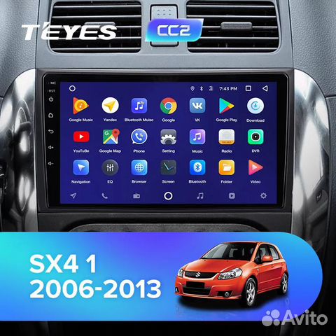 Магнитола Suzuki SX4 2006-2013 CC Lite WiFi Магнитола Suzuki SX4 2006-2013 CC Lite WiFi