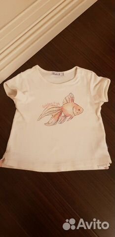 Футболка Gulliver baby с рыбкой р.80-86