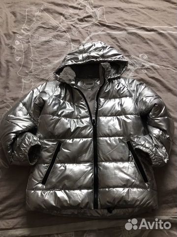 Серебристая куртка для девочки Acoola,152 рост Серебристая куртка для девочки Acoola,152 рост