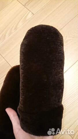 Варежки из меха бобра