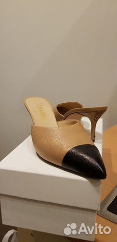 Chanel кожаные туфли, оригинал Chanel кожаные туфли, оригинал