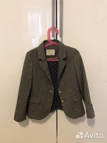 Пиджак Zara для девочки размер 5/6 Пиджак Zara для девочки размер 5/6