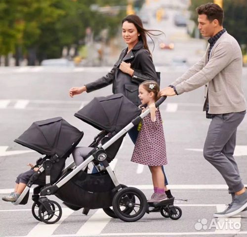 Коляска baby jogger city select (tandem) для погод
