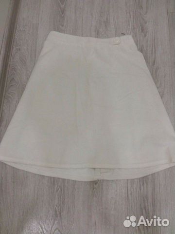 Флисовая и кожанная юбка zara Флисовая и кожанная юбка zara