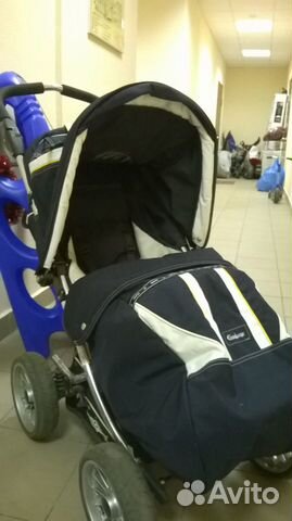 Emmaljunga Scooter. Цвет navy