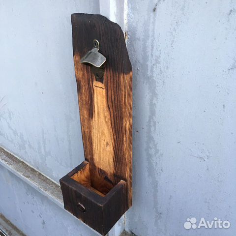 Открывалка пивных бутылок с отсеком для крышек Открывалка пивных бутылок с отсеком для крышек