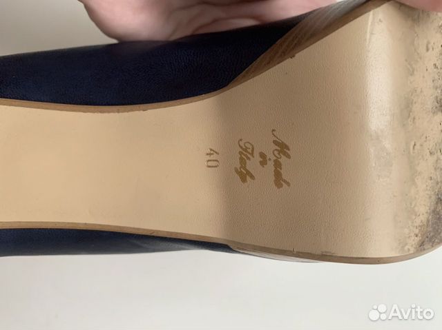 Туфли женские кожаные синие Туфли женские кожаные синие