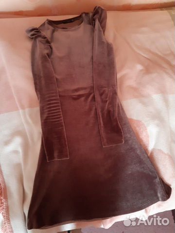 Бархатное платье из Bershka