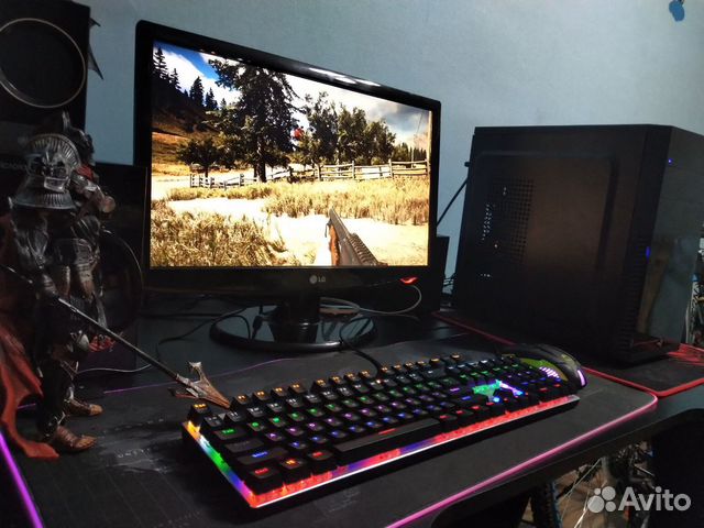 Игровой пк. I3 3.2гц, RX 560 4гб, 6гб
