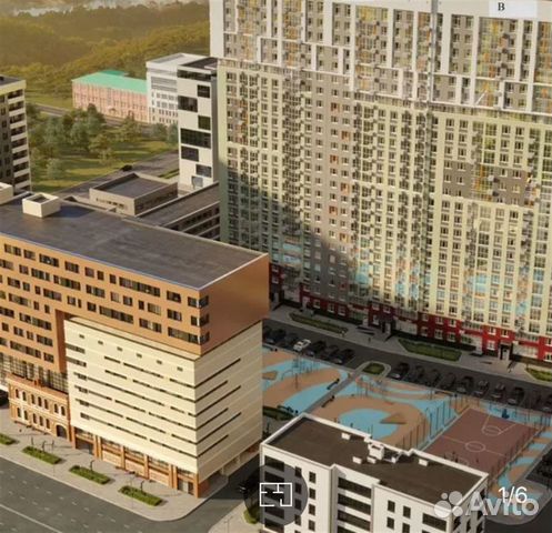 1-к квартира, 34 м², 4/25 эт. 1-к квартира, 34 м², 4/25 эт.