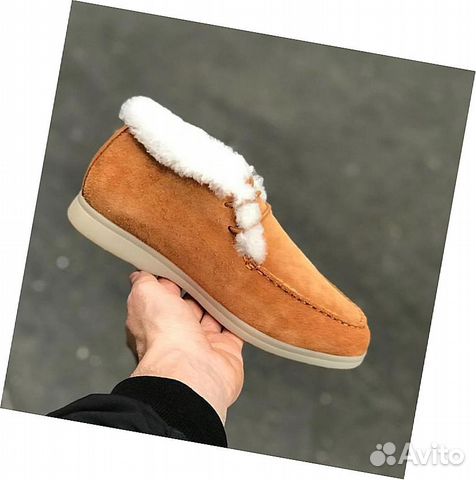 Лоферы зимние Loro Piana