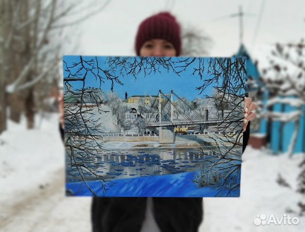 Реалистичная картина маслом на холсте Реалистичная картина маслом на холсте