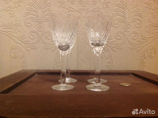 Фужеры бокалы рюмки хрусталь СССР