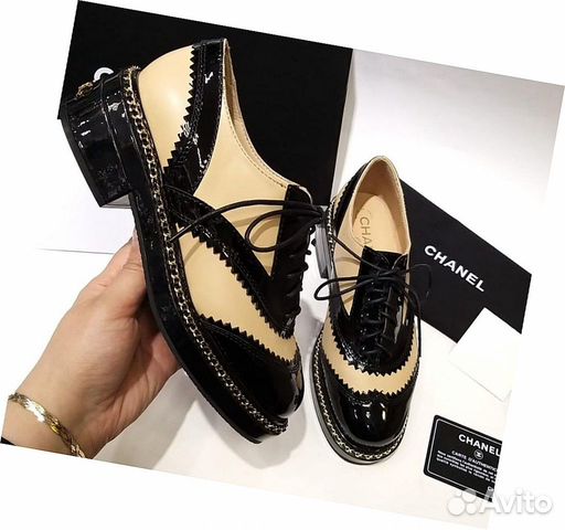 Туфли кожаные Chanel Туфли кожаные Chanel