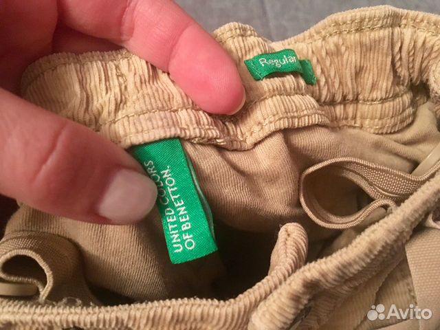 Вельветовые штаны Benetton на мальчика 86 размер