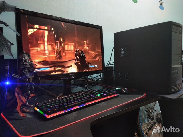 Игровой пк. 4 ядра, RX 560 4гб, 8гб ddr3