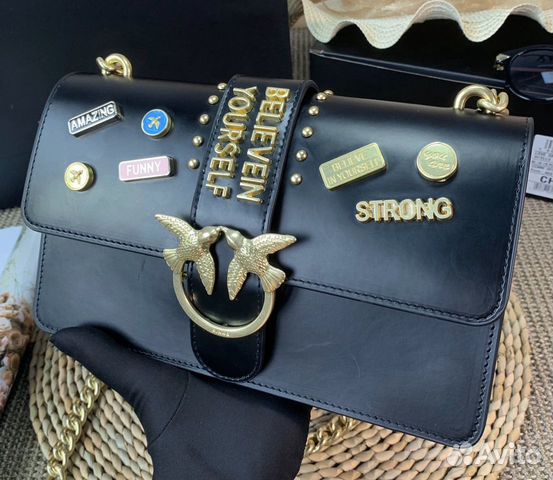Сумка Pinko натуральная кожа