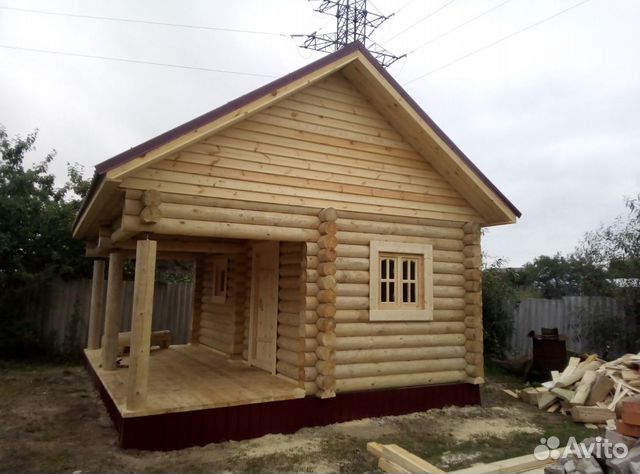 Сруб бани 3/5 м.Производство в пос.Пыра