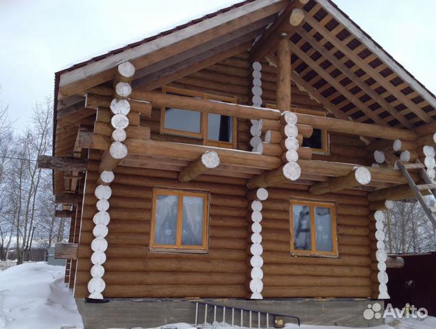 Сруб из рубленного бревна.Делянка в Кстово. Арт.11 Сруб из рубленного бревна.Делянка в Кстово. Арт.11