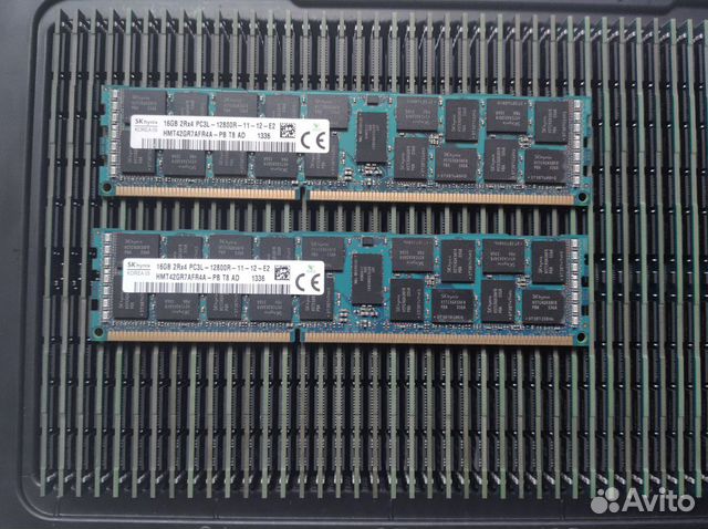 Серверная память ddr3 16Gb PC3L-10600R PC3-12800R Серверная память ddr3 16Gb PC3L-10600R PC3-12800R