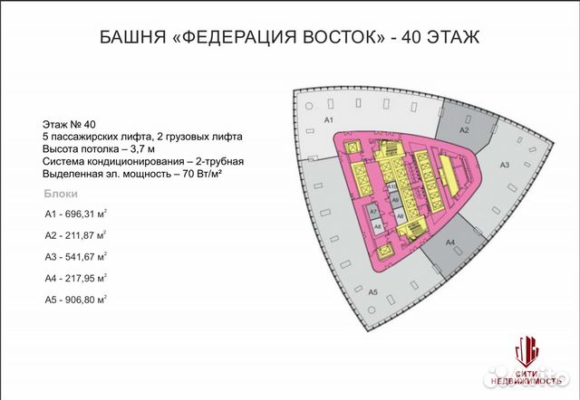 Башня федерация схема