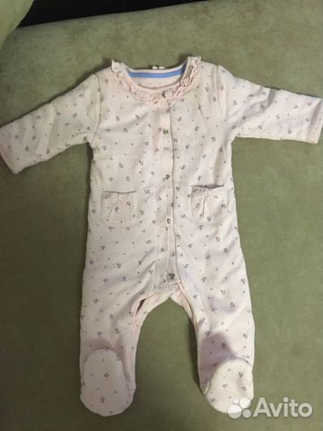Слип утеплённый Mothercare 9 мес