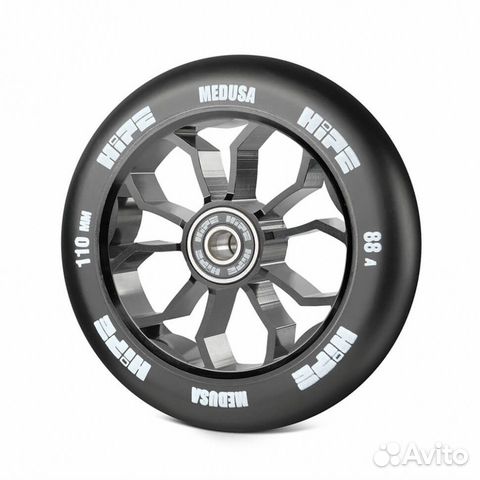 Колесо hipe Medusa wheel LMT36 110мм black/core bl Колесо hipe Medusa wheel LMT36 110мм black/core bl