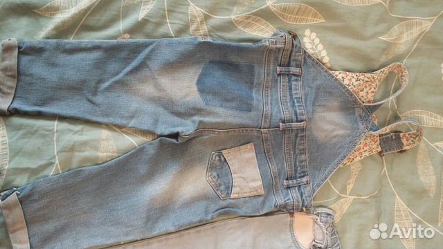 Комбинезон джинсовый baby go и джинсы Zara для дев Комбинезон джинсовый baby go и джинсы Zara для дев