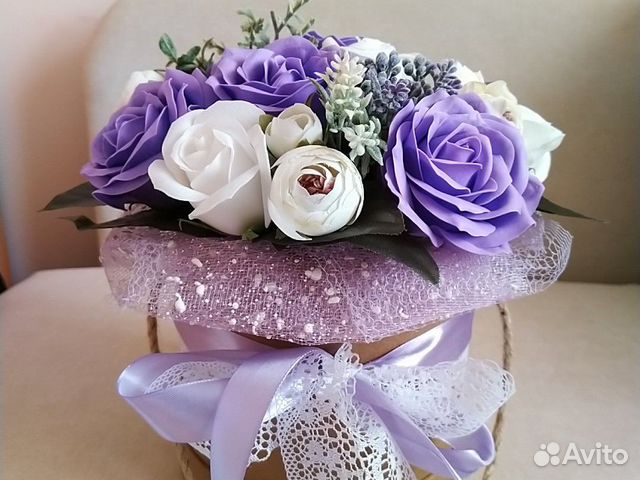 Букет из мыльных роз Букет из мыльных роз