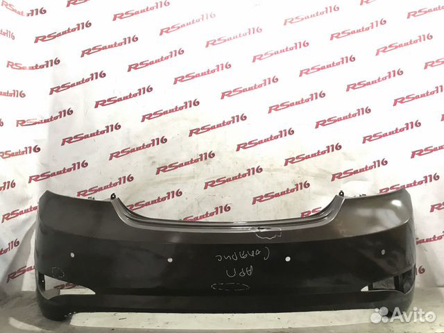 Бампер задний Hyundai Solaris 1 Рестайл sedan Бампер задний Hyundai Solaris 1 Рестайл sedan