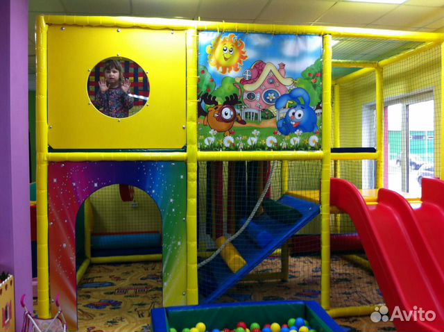 Игровой лабиринт с бассейном, мягкие модули