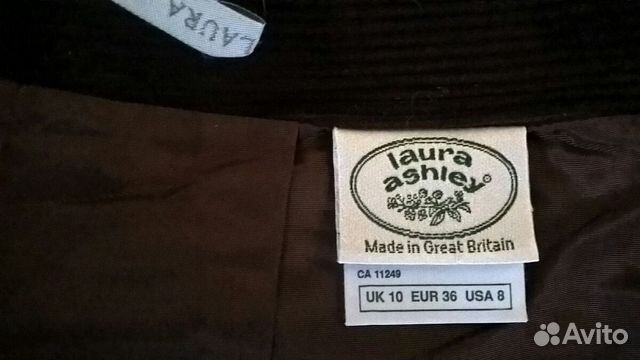 Юбка Laura Ashley вельветовая шоколадная