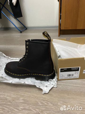 dr martens 1460 cocoa snowplow