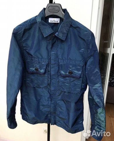 stone island weft overshirt