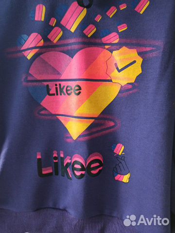 Свитшот с капюшоном likee Свитшот с капюшоном likee