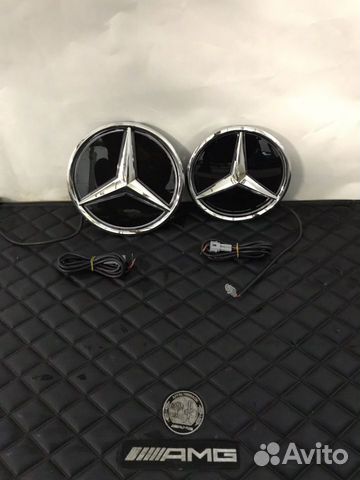 3D эмблема Мерседес LED