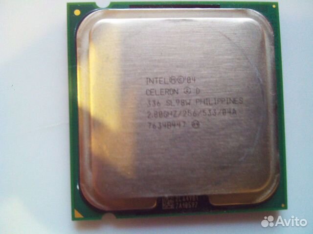 Процессор Intel Celeron D 2.8 GHz - 775 сокет Процессор Intel Celeron D 2.8 GHz - 775 сокет