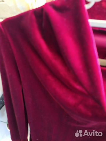Платье бархат-стретч новое