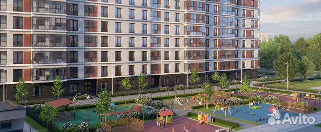 1-к квартира, 47.8 м², 6/12 эт.