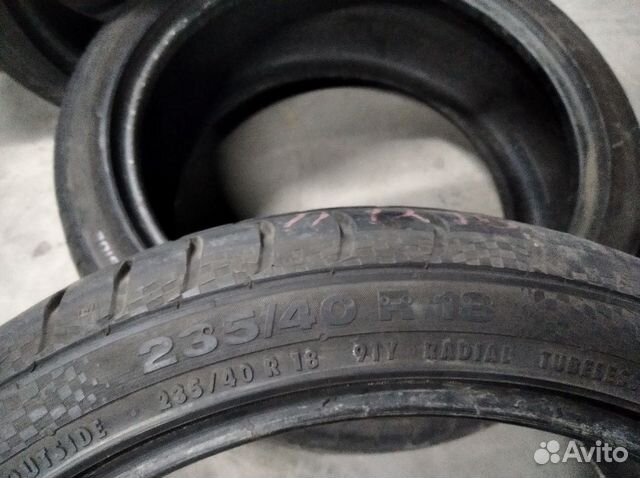 2шт Continental ContiSportContact3 235/40 R18 91Y 2шт Continental ContiSportContact3 235/40 R18 91Y