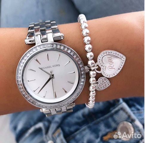 Часы Серебристые Michael Kors Оригинал Женские MK3