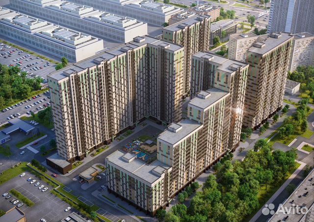 1-к квартира, 33.8 м², 11/17 эт. 1-к квартира, 33.8 м², 11/17 эт.