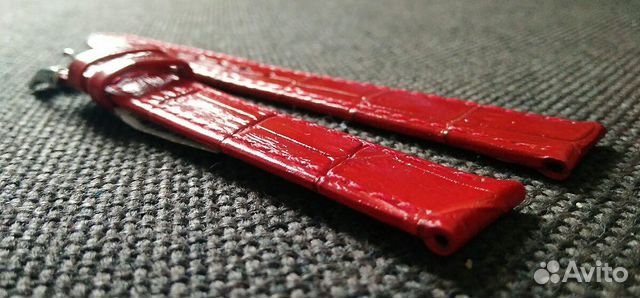 Кожаный ремешок для часов 16мм Red Кожаный ремешок для часов 16мм Red