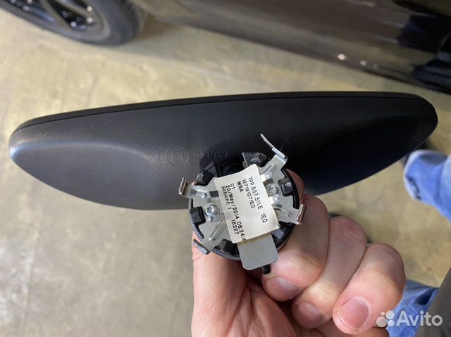 Зеркало заднего вида Porsche, форсунки омывателя с Зеркало заднего вида Porsche, форсунки омывателя с