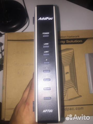 AddPac аналоговый Voip шлюз на 4 порта FXS H.323
