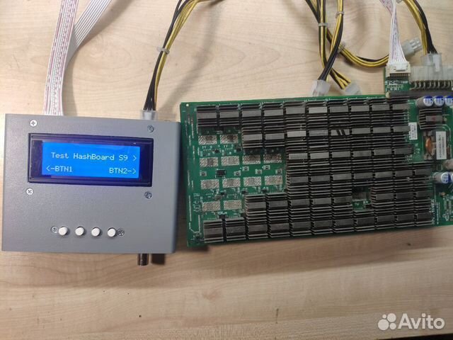 Тестер antminer T9+, S9