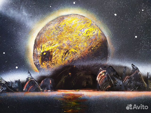 Картина космос планета Картина космос планета